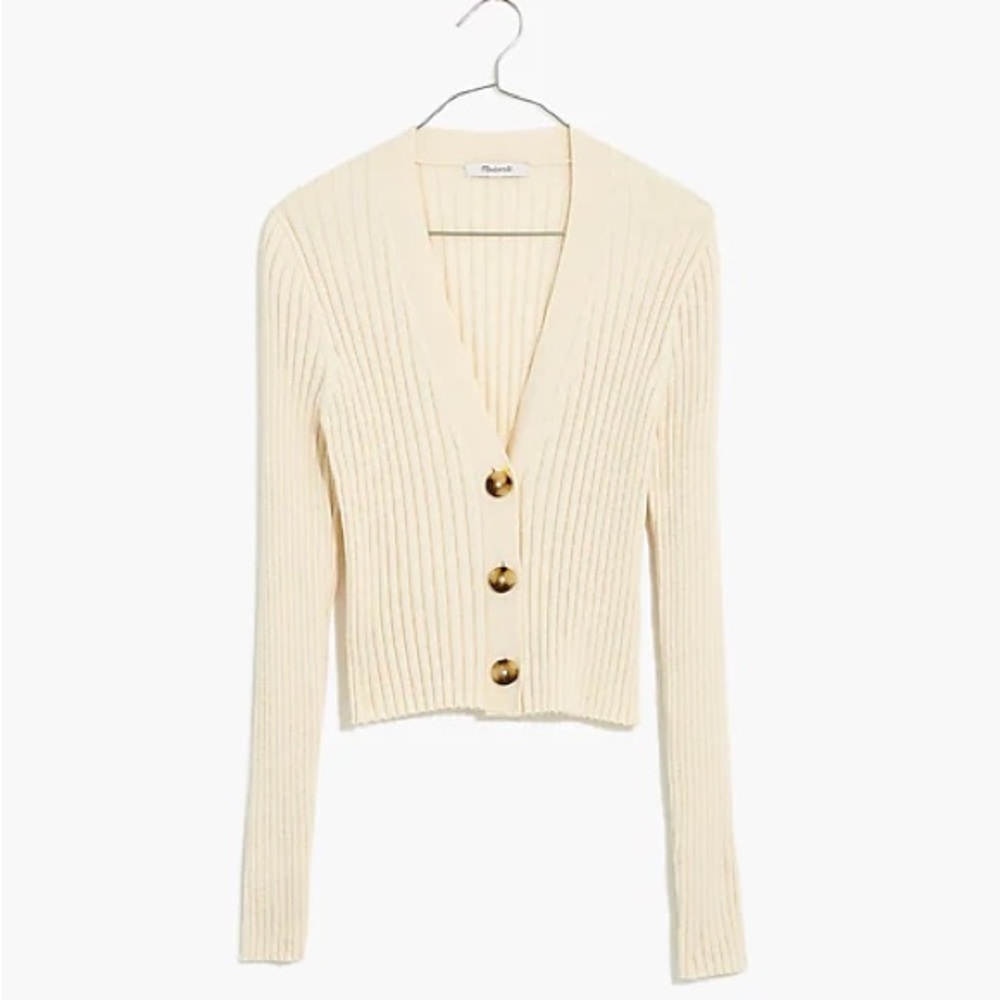 Madewell Brenville Crop Cardigan Sweater